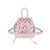 Fashion Sweet Girls Polka Dot Backpack Cute Bowknot Small Shoulder Rucksack Handbag Ruffled Lace Trim Crossbody Purse for Women
