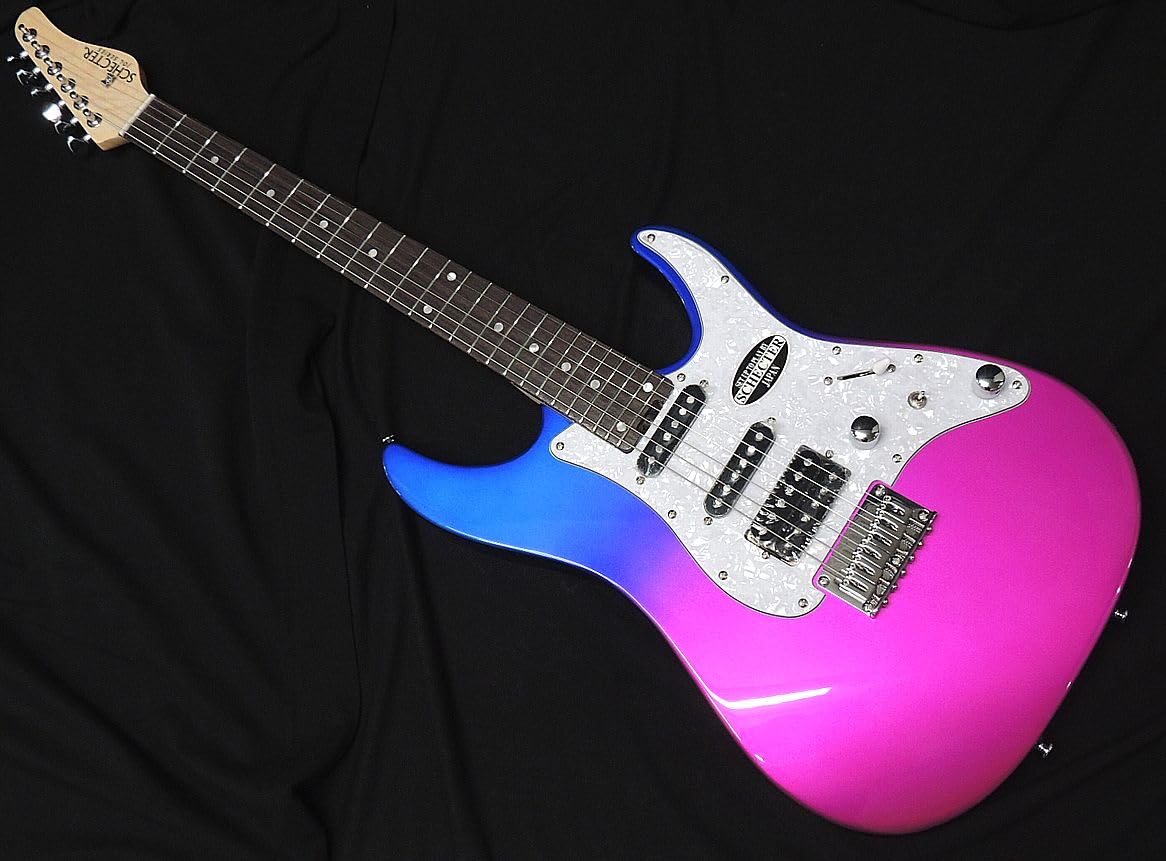 

SCHECTER OL-BH-FXD BBF R Burgundy Blue Fade SCHECTER Stratocaster Type Electric Guitar Burgundy Blue Fade Vertical Burst