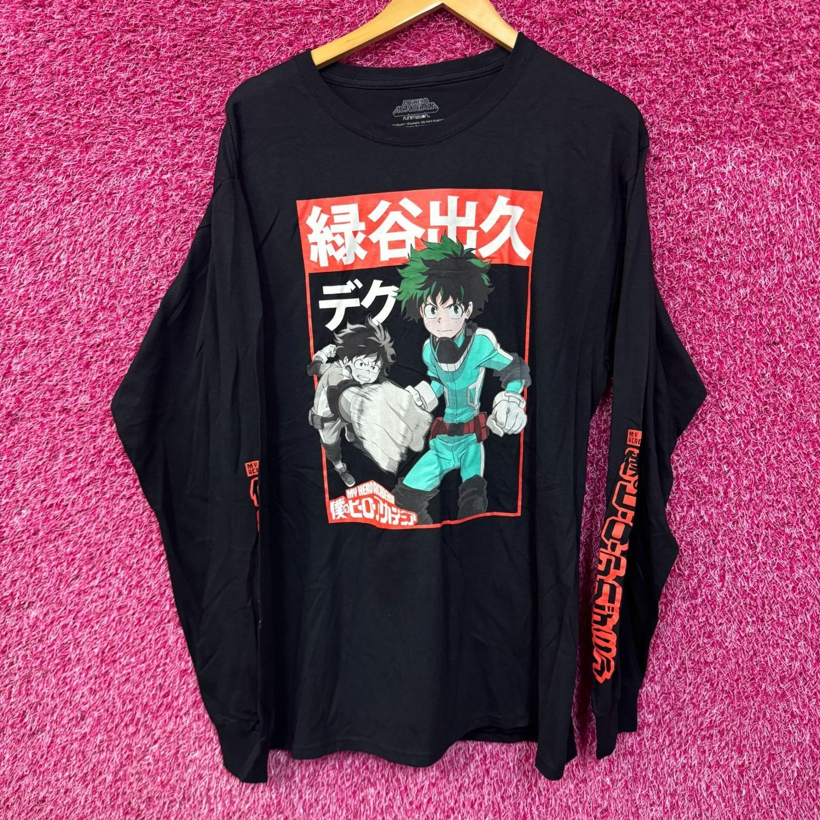 My Hero Academia Deku ls shirt size Large S