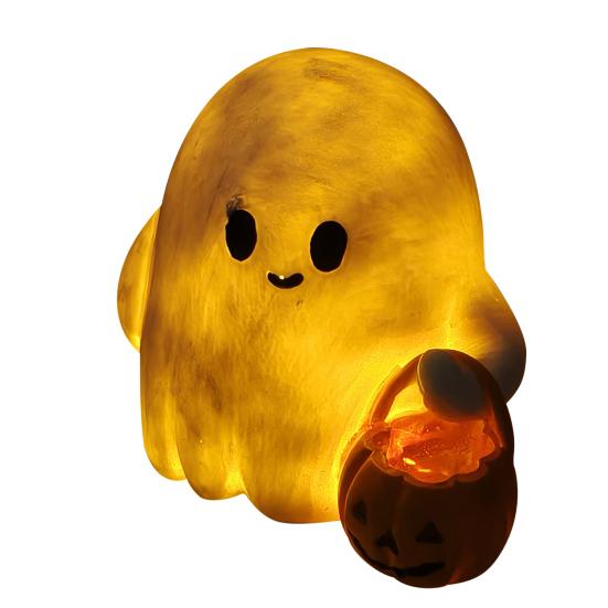 Ornement d'Halloween Figurine de Fantôme Multifonctionnel Taille Compacte Ornement de Fantôme Accessoire de Bureau Effrayant