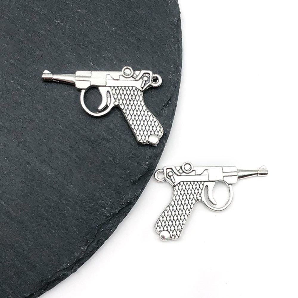 Retro Alloy Bullet Pendant Necklace and Bracelet Jewelry
