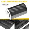 Car Door Carbon Fiber Sticker Body Anti-Scratch Protector Sill Scuff Cover Strip