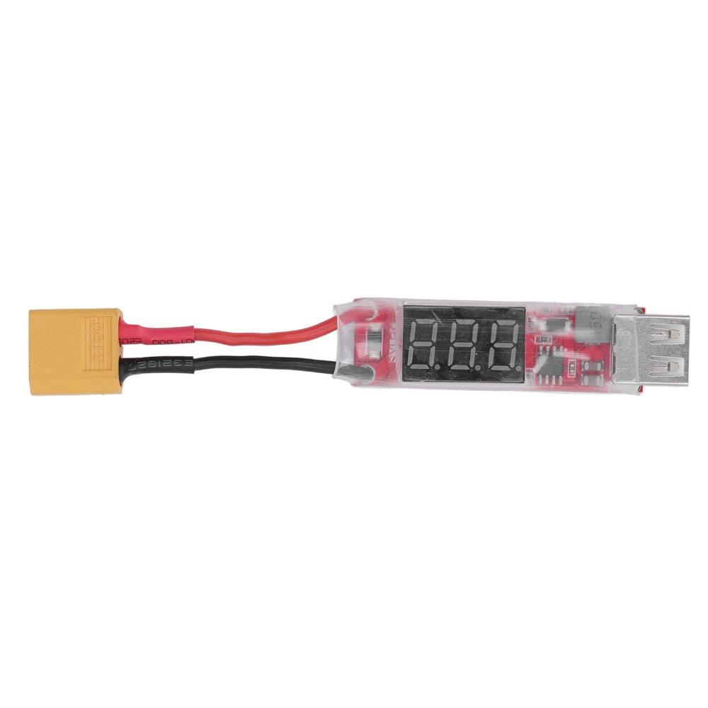 XT60 Plug Connector USB Charging Converter Voltage Protection XT60 To USB Adapter  For Lipo Battery