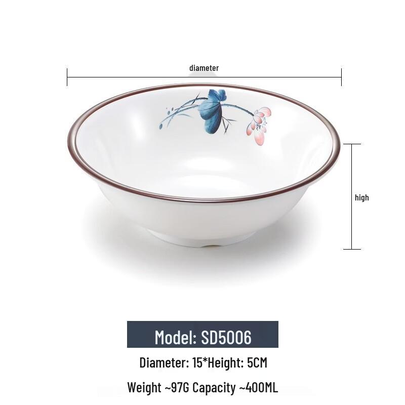 Коммерческая melamine миска для супа с лапшой BoZhenJianChu