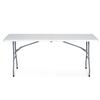 Tavolo da Catering da Giardino Pieghevole 180 Cm Plonos Bianco