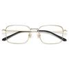 Ultra-light Gold Wire Square Frame Anti-blue Light High Definition Eye Protection Middle-aged and Elderly Reading Glasses Business Fashion Reading 