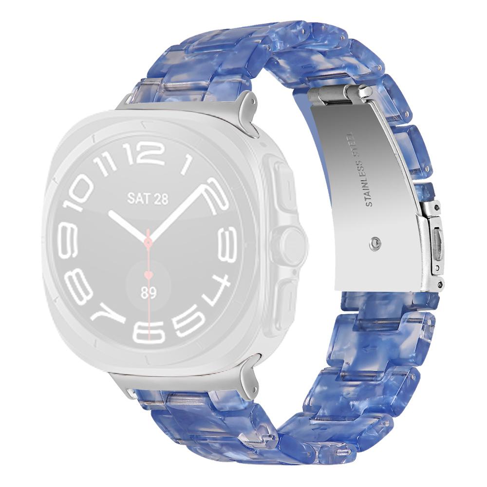 

For Samsung Galaxy Watch Ultra (2025) 47mm Band Acrylic Waterproof Resin Watch Strap Z
