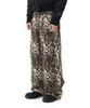 AAKAM Leopard Pattern Cotton Pants (Brown)