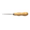 Wooden Handle Leather Sewing Awl Tool Leather Punching Tool Sewing Tools Manual Repair Hook Leather Accessories