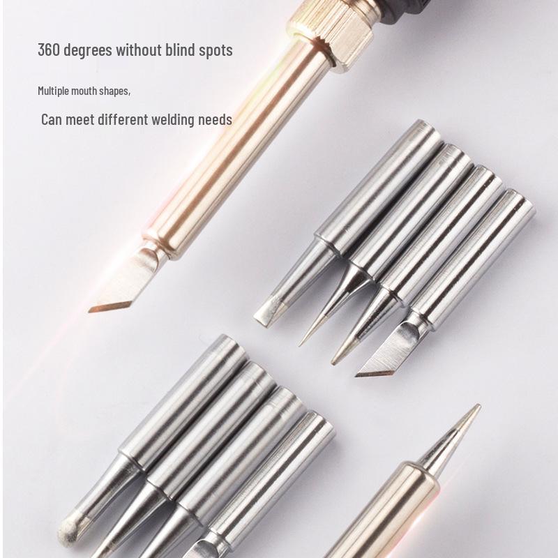 MITSUDI 919/939 90W Soldering Iron Tip: Large Hole, Knife Tip, Pointed Tip, Horseshoe Tip for 936 Soldering Station