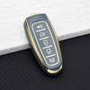 Full Cover Car Key Case For Ford Focus Edge Explorer Expedition C-Max Escape Flex Anti-Scratch TPU Key Fob Cover With Key Chain