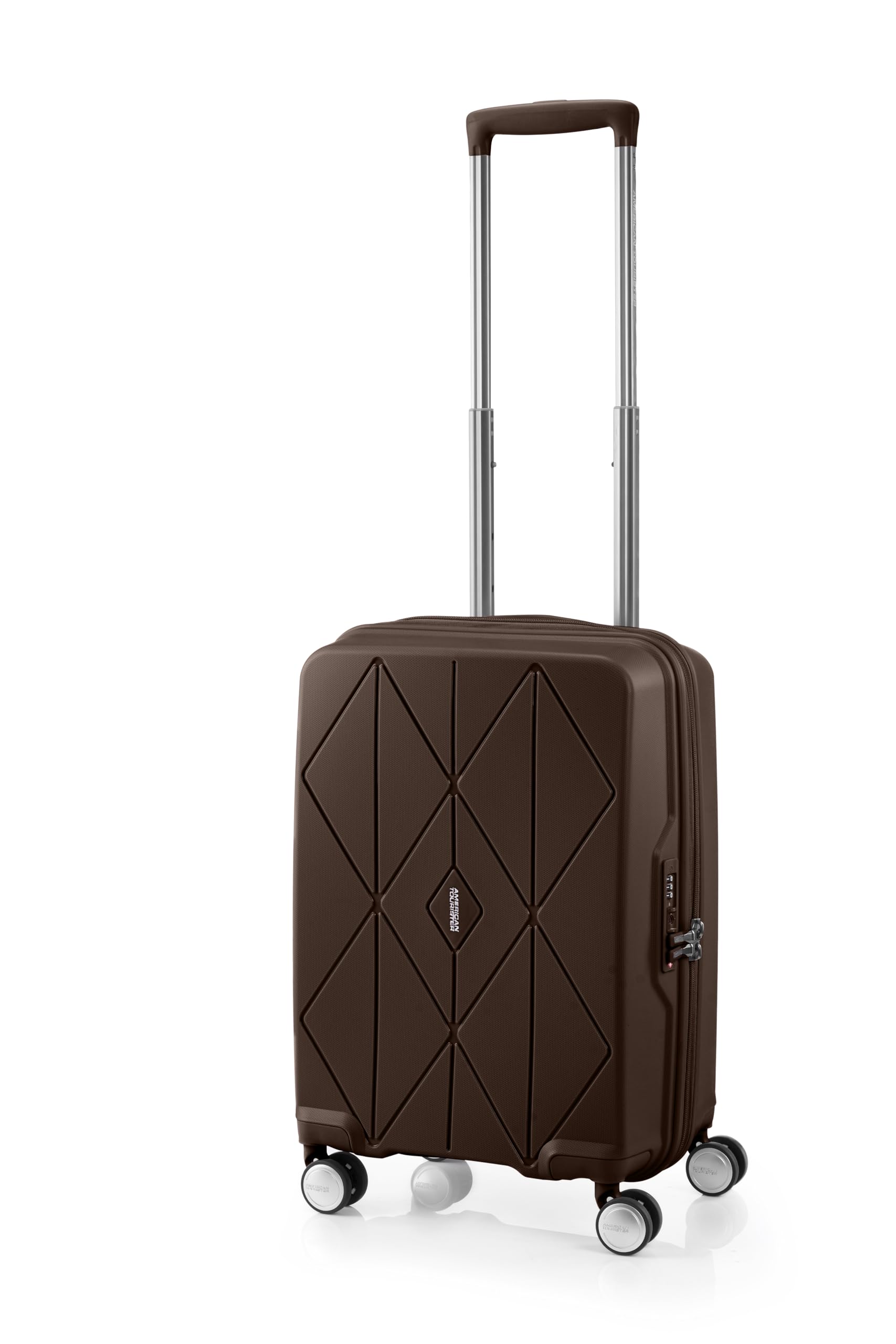 

American Tourister Argyle Spinner 55/20 Suitcase, TSA Carry-On Approved, New Model, Dark Chocolate, One Size