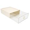 Transparent Material Drawer Storage Box Large Capacity Stackable Storage Bins  Home