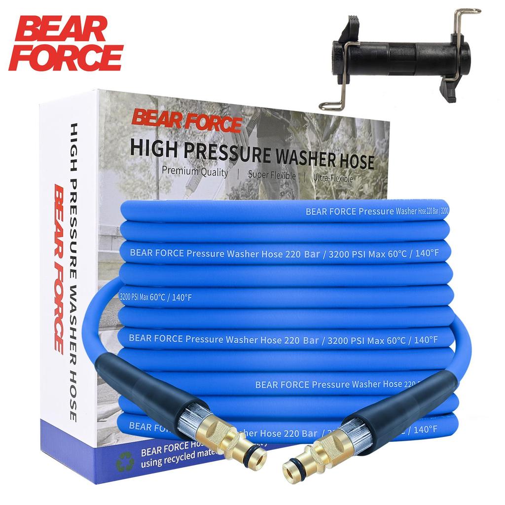 צינור חלופי למכונת שטיפה בלחץ צינור סופר גמיש 2900 PSI צינור עמיד בפני קיפולים עבור Karcher K2-K7 מחבר מהיר