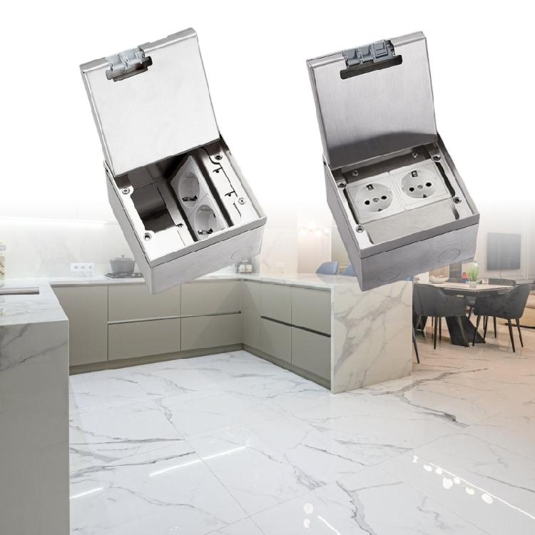 Floor Tank Floor Socket Electrical Outlet Flat Floor Concealed Socket Embedded Flat Thin Floor Plug Socket Enduring
