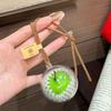 Yousheng Keychain Pendant Fruit Shaped Bag Charm Keychain Simulation Fruit Pendant Symbolizing Safety Car Decoration