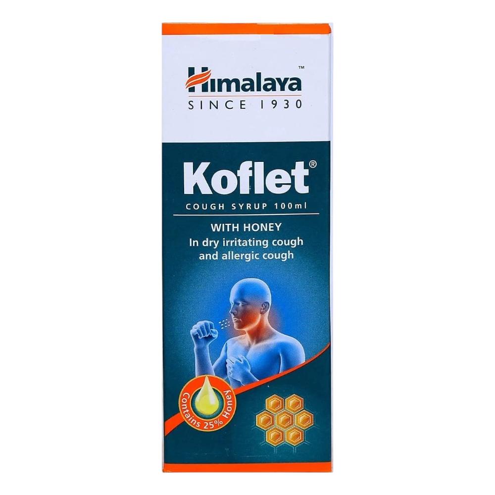 Himalaya Koflet Cough Relief Syrup for Soothing Throat and Respiratory Comfort 100ml