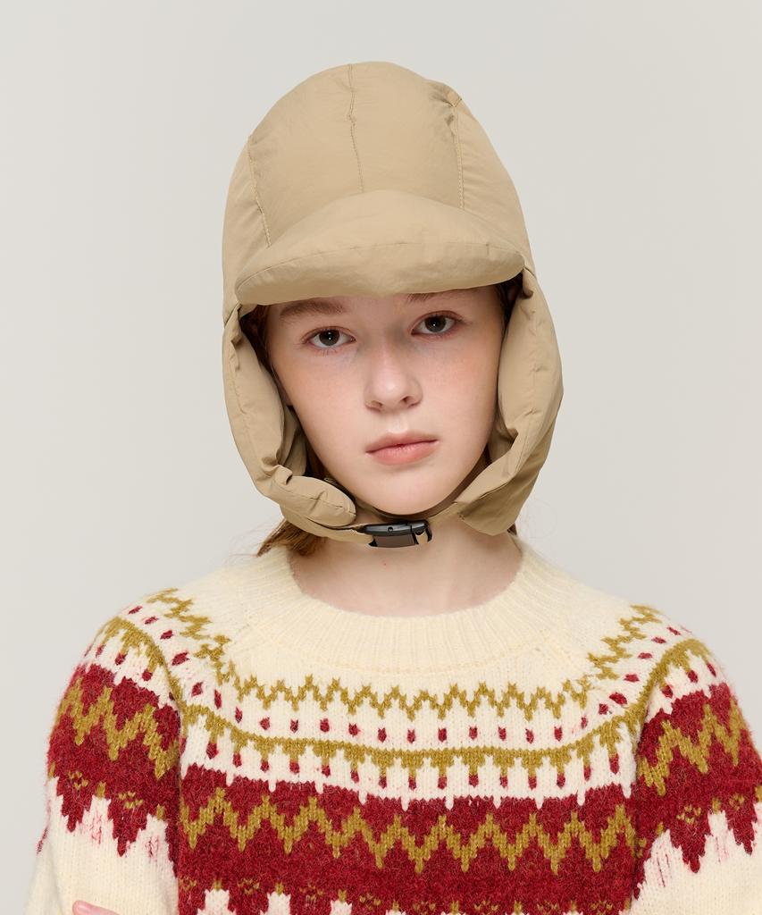 CARGOBROS FOR WOMAN Soft Padded Winter Trooper Hat (Beige)
