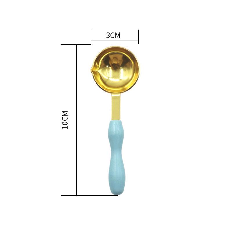 

Набор винтажных восковых печатей с ложкой и инструментами для новичков для запечатывания конвертов