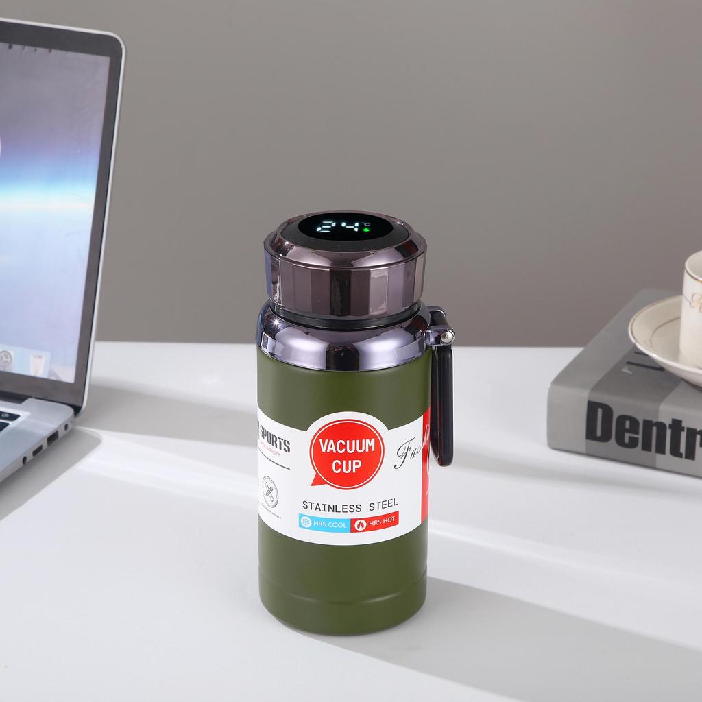 316 Stainless Steel Smart Thermos with Temperature Display, Extra-Large Capacity for Home & Outdoor Use