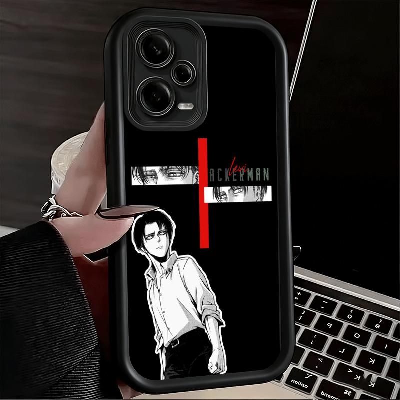 Phone Case for Xiaomi Redmi Note 15 14 13 Pro Plus A-Attack On T-Titan Levi Shell 12S 11 11S 11T 5G 14S Soft Silicone Funda