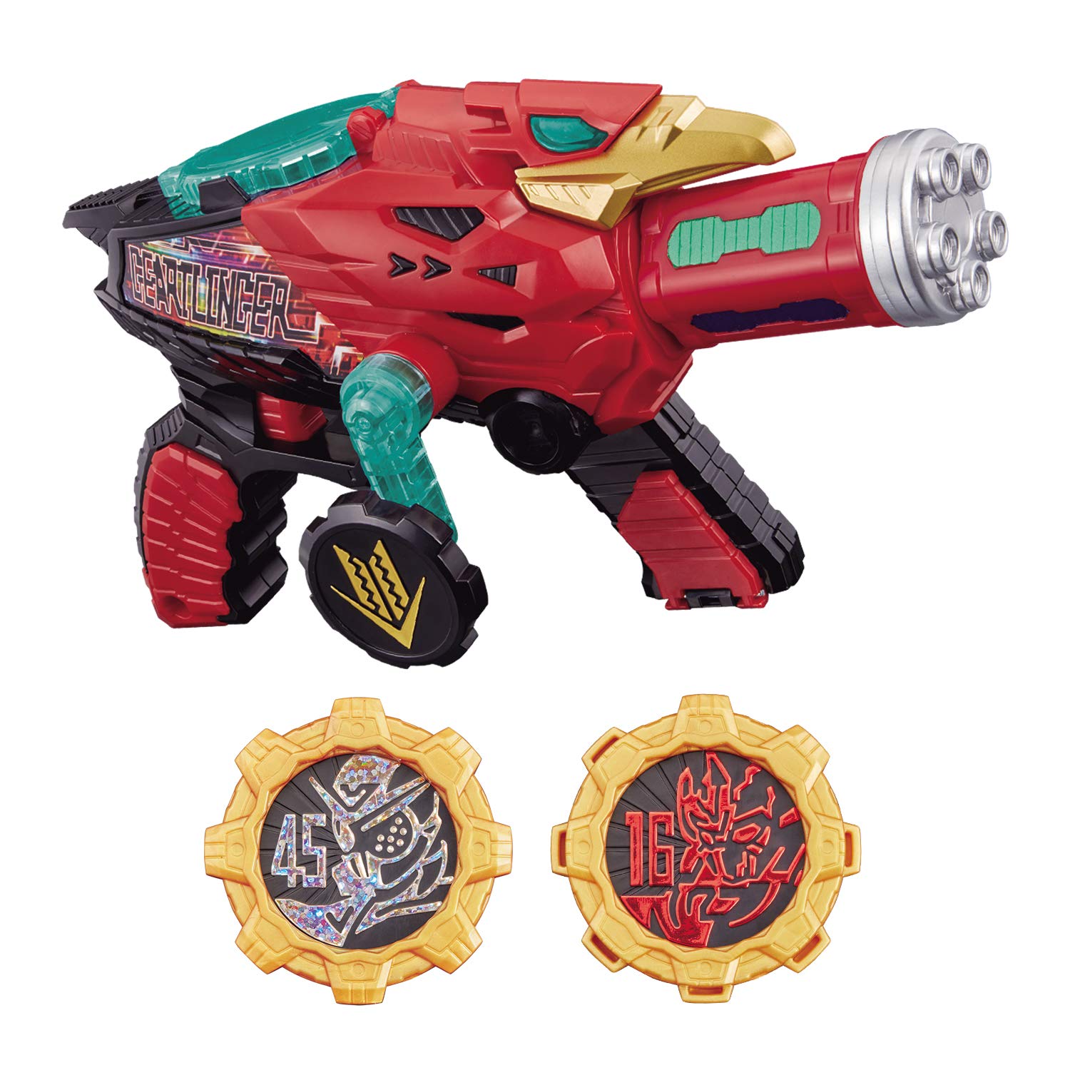 

Kikai Sentai Zenkaiger Всемирная трансформация Gun DX Gear Tringer [Bandai] красный