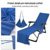 Beach Lounger Chair Cover - Quick-Dry, Water-Absorbent, Wear-Resistant