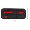 Car Visor Storage Board Easy Install Non-Slip Panel Car Sunglass Holder Visor Organizer For Cards Driving License Pen Key
