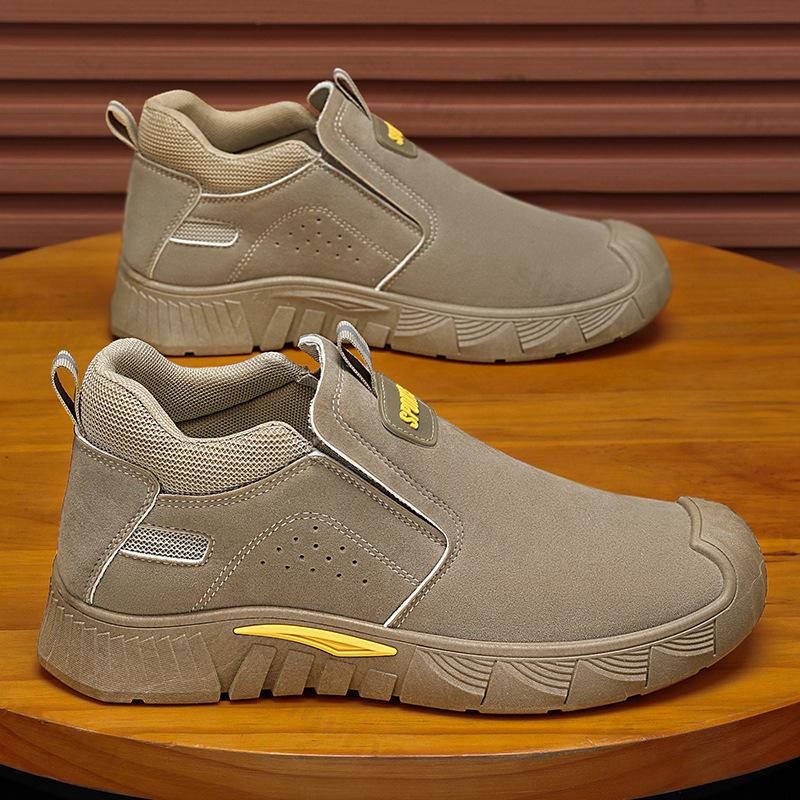 Men Shoes 2025 Soft Sole Male Leisure Walking Shoe Breathable Climbing Footwear Outdoor Antiskid Trekking Sneakers Zapatillas