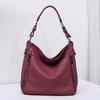High Quality Women's Real Cow Leather Luxury Handbag, Versatile Ladies' Large Capacity Shoulder Crossbody High-end Commuting Bag