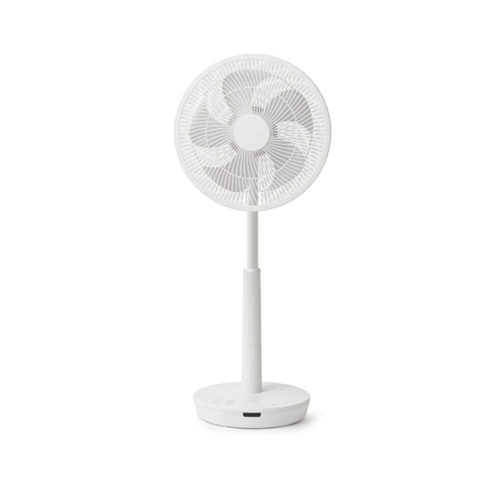 Shiroka DC Voice Control Fan Living Circulator Pochi Fan with 2 Control with Sleep with 8 Air Flow New Function Swing Angle 2023 Model Fan/Tama [Voice