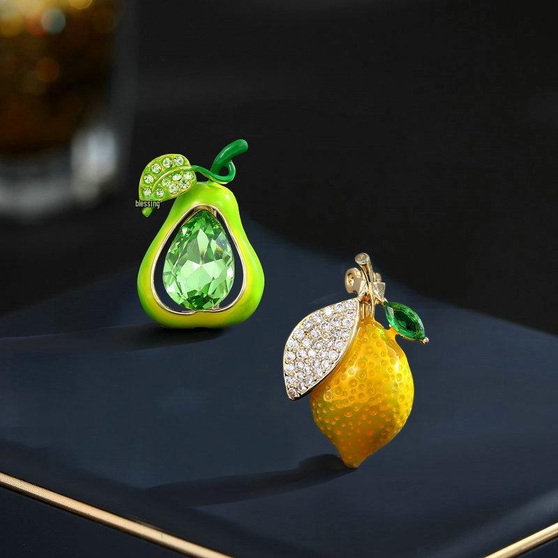 Lychee Design Lapel Pin & Cardigan Clasp