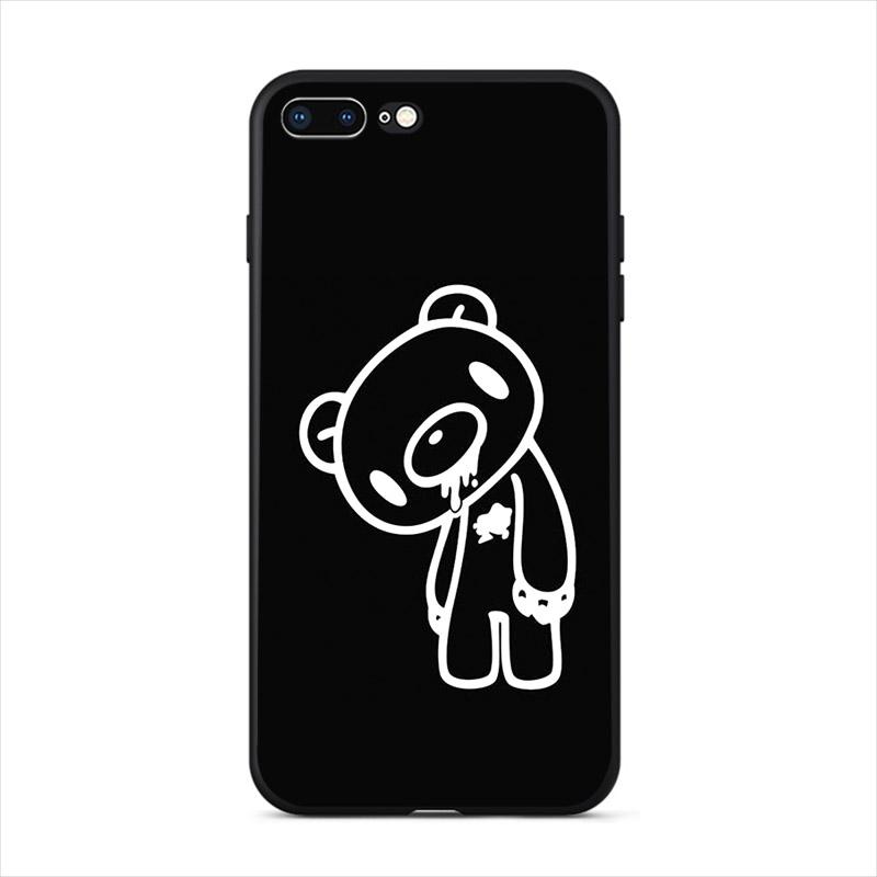 Funny Unique Cartoon Bear Phone Case For Iphone 13 12 Mini 11 Pro Max 6S 7 8 Plus X XR Hard Cover XS SE 2020 5 Cute Mobile Shell