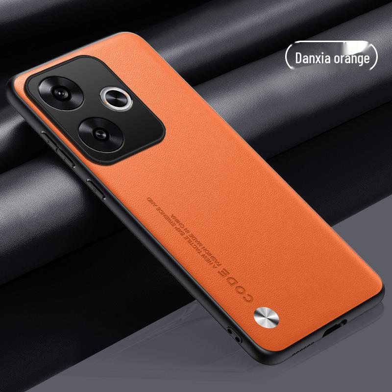 Redmi Turbo3 Leather Mobile Phone Case: All-Inclusive Ultra-Thin Protection for Note12 Turbo. Suitable for Both Men and Women.