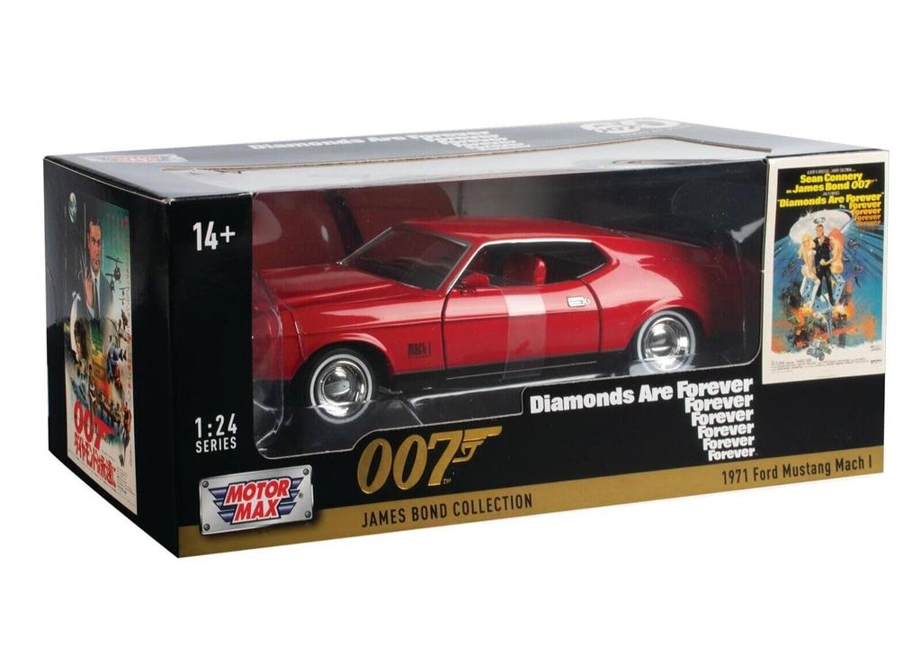 MOTORMAX 007 Bond Car Mini Car Ford Mustang USA MUSTANG Mach 1 1971 Film 007 Diamanty jsou navždy 1/24 [Položka]
