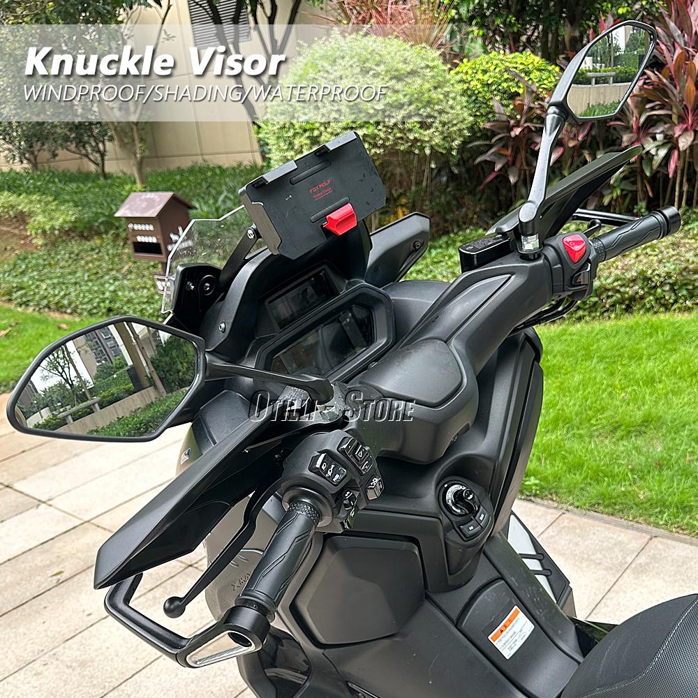 Motorcycle For YAMAHA X-MAX125 X-MAX300 XMAX 125 X-Max 300 2023 2024 Wind Deflector Shield Handguards Hand Protectors Black
