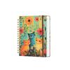 A5 Agenda Book Floral Pattern Daily Planner Book Portable 2027 Schedule Book  Students
