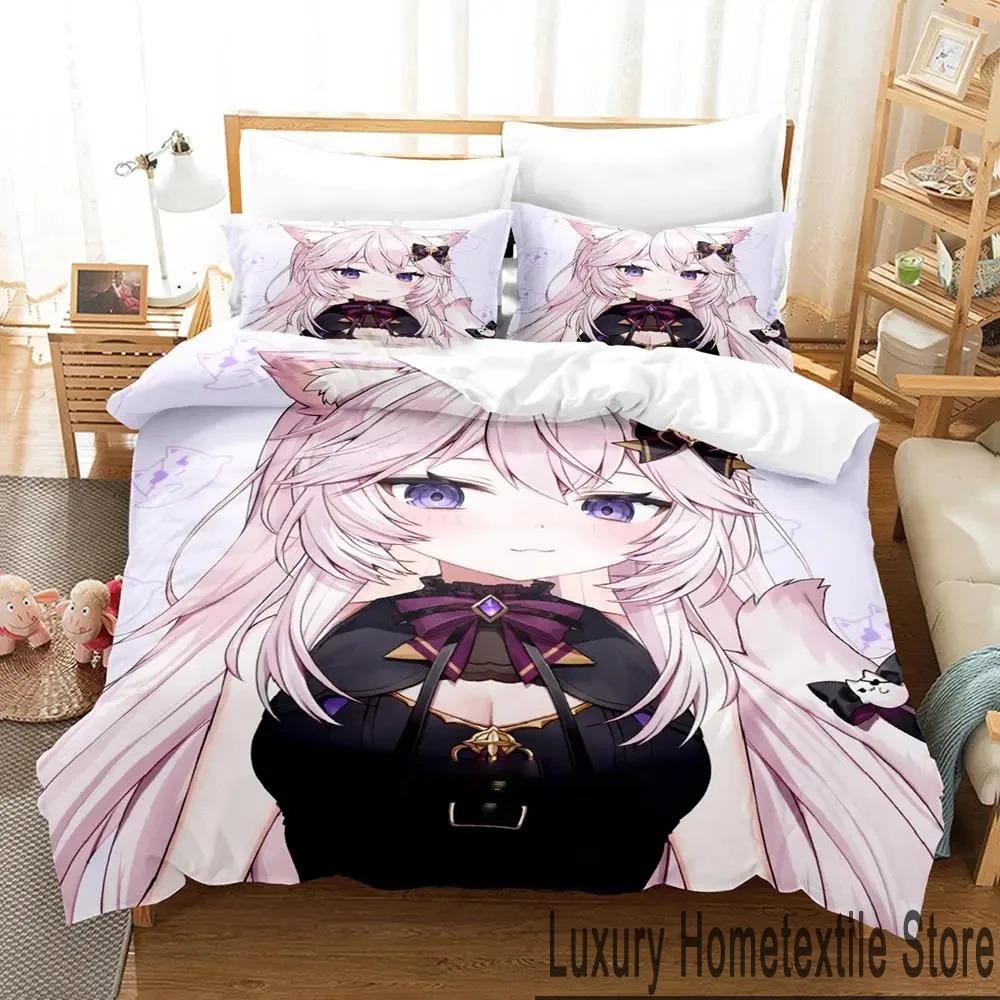 Anime Nun Bedding Set Boys Girls Twin Queen Size Duvet Cover Pillowcase Bed Kids Adult Fashion Home Textileextile