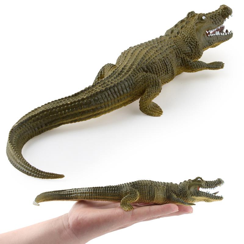 Simulated Wildlife World Crocodile Animal Hollow Soft Rubber Ornament Bb Is Called Early Education Educational Toys