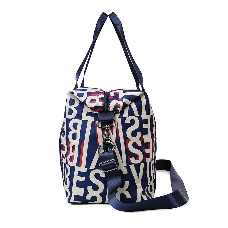 Multifunctional Yoga and Sports Travel Bag with Dry/Wet Separation, Large Capacity, and Trolley-Ready Design.