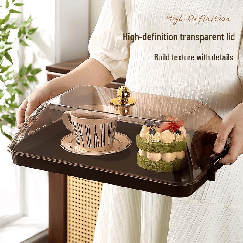 ZISIZ Rectangular Serving Tray with Lid