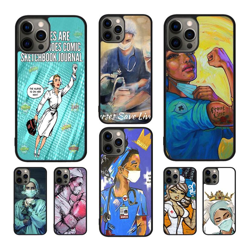Nurse doctors medicina and Health Phone Case For iPhone 17 Air 16 15 14 11 12 13 Pro MAX Plus coque Cover Shell