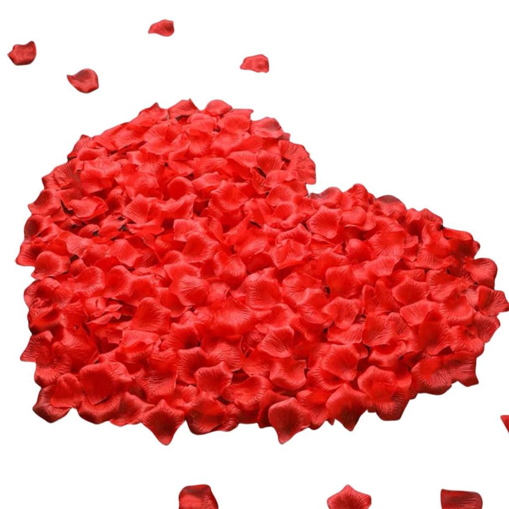 Jag älskar dig ballonger hjärtballonger kit med rosenblad för bröllop, födelsedag, jubileum, fest, alla hjärtans dag-dekorationer