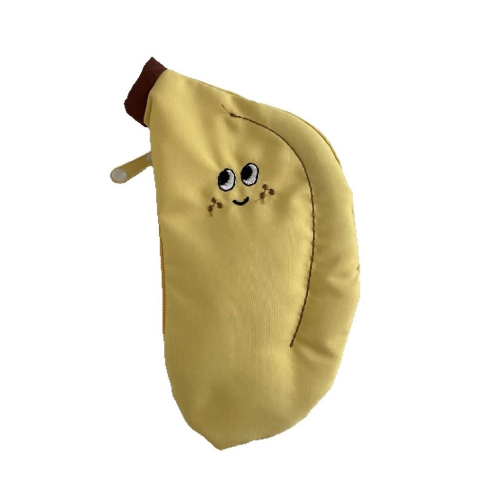 Mini Storage Bag Canvas Coin Purse Coin Bag Earphone Storage Bag Funny Banana Wallet  Children