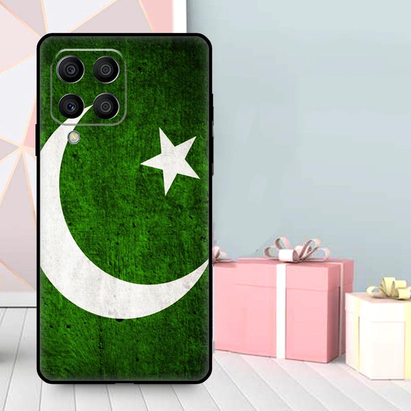 Pakistan Flagge Banner Hülle Für Samsung Galaxy M35 M56 M12 M06 M32 M52 M55 M15 M11 M13 M14 M16 M36 M31 M53 M34 M54