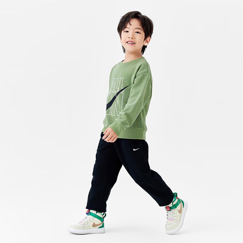 Nike Kids' Fleece-Lined Long-Sleeve Tee & Sweatpants 2-Piece Set