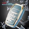 6 Button Car Key Case For Toyota Alphard PREVIA Voxy Noah Esquire Vellfire Harrier Shell Fob Holder Car Key Cover Key Shell