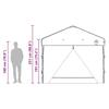 Pop Up Gazebo Tent Blue 290 X 290 X 251 Cm Fabric
