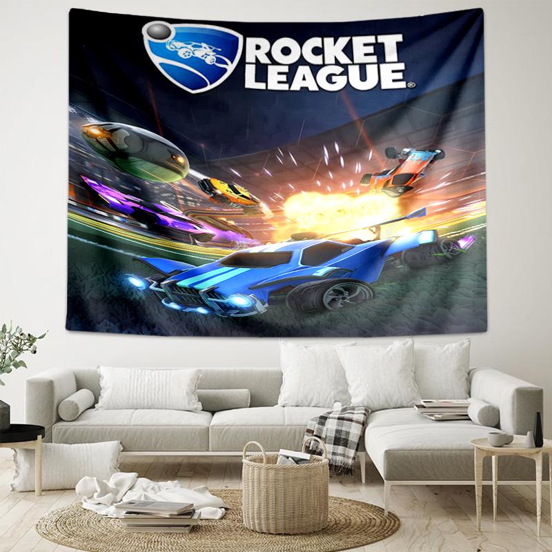 1pc Game Rocket league Tapestry, Living Room, Bedroom, Office, Party Decor, Ideal Festive Gift