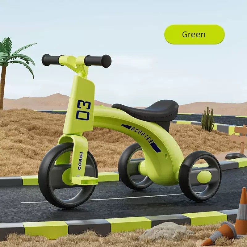 

Kids Toys 1 to 3 Years Old over Girl One and a Half Years Old Baby Boy Birthday Party Birthday Gift 2 Educational Girl Practical 2 British Green-Music Light Panel-Cycling Two in One